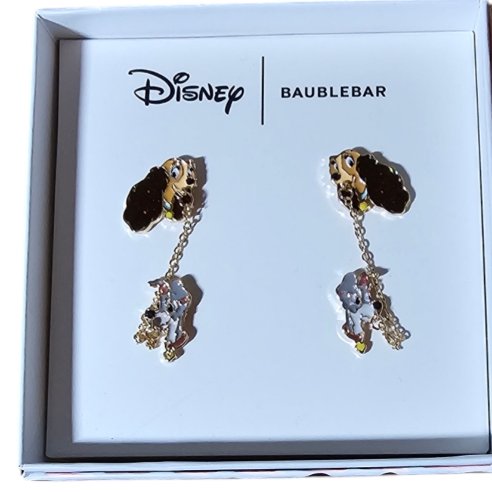 Baublebar X Disney Lady And The Tramp Earrings NIB